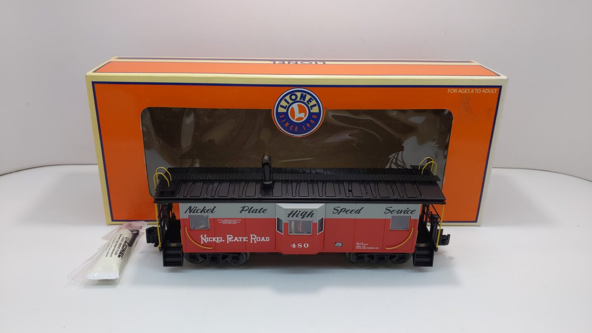 Lionel 6-17643 O Gauge Nickel Plate Road Lighted Caboose #480 LN/Box