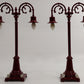 MTH 20-1019 O Gauge No.54 Maroon Lamp Post Set LN/Box