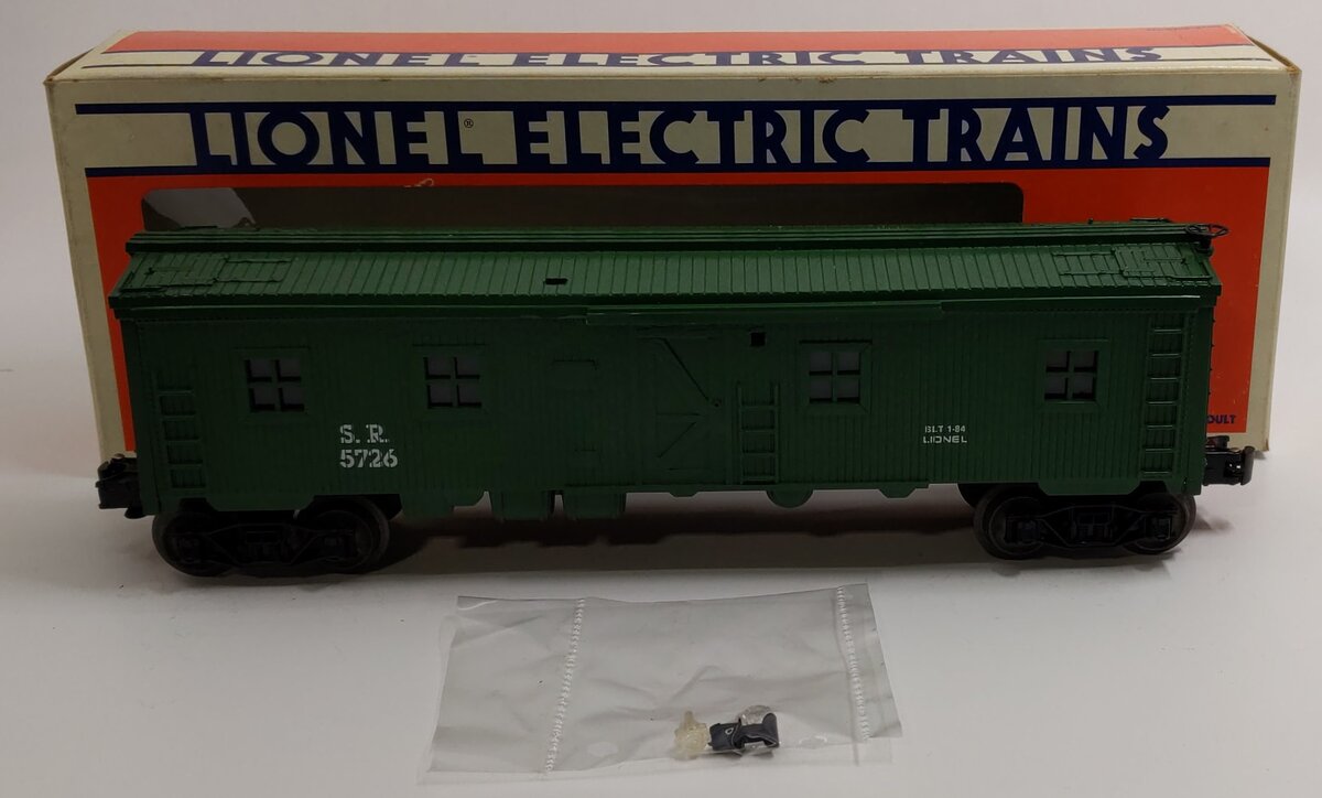 Lionel 6-5726 O Gauge Southern Bunk Car with Illumination #5726