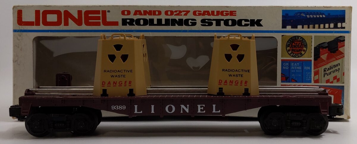Lionel 6-9389 O Gauge Lionel Radioactive Waste Car LN/Box