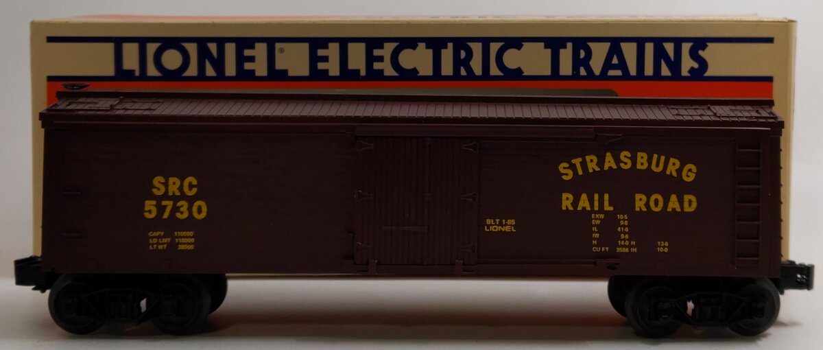 Lionel 6-5730 O Gauge Strasburg Railroad Woodside Reefer Car LN/Box