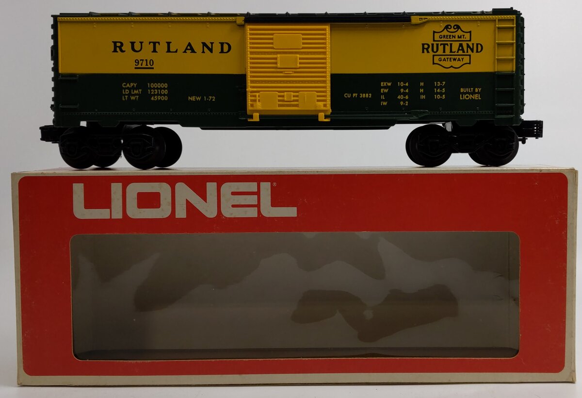 Lionel 6-9710 O Gauge Rutland Boxcar