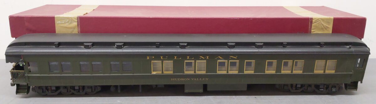 J&M One Gauge Brass NYC Pullman Passenger Car "Hudson Valley" EX/Box