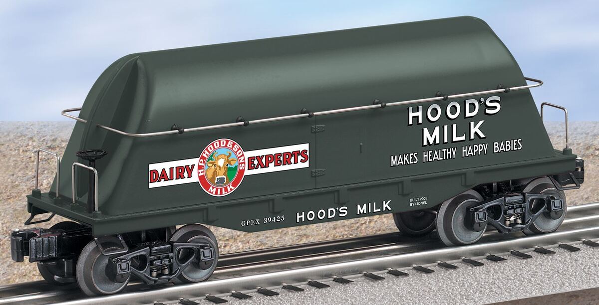 Lionel 6-39425 O Gauge Hood's Flatcar w/Milk Container LN/Box