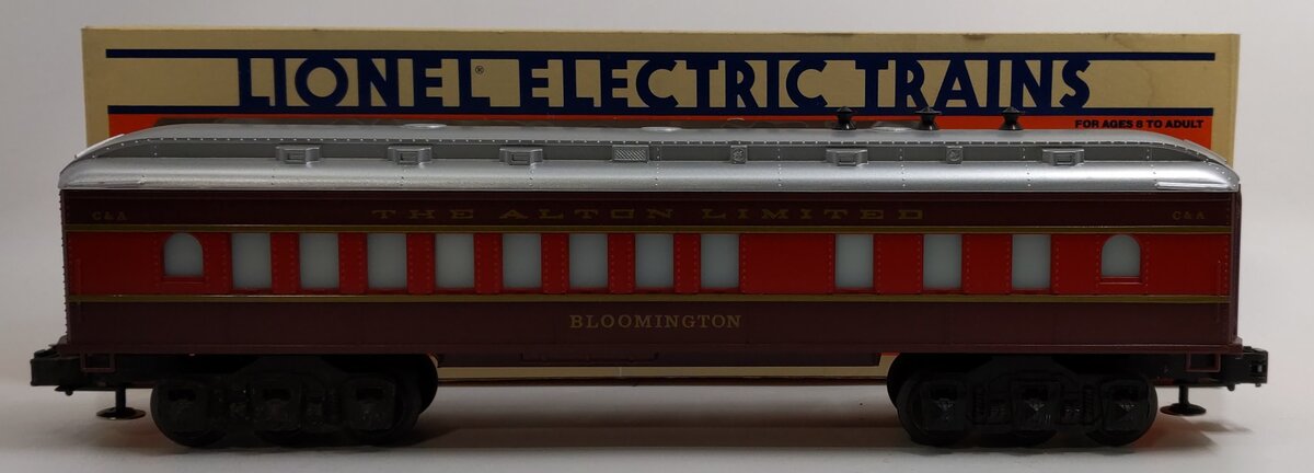 Lionel 6-9599 O Gauge Chicago & Alton "Bloomington" Dining Car LN/Box
