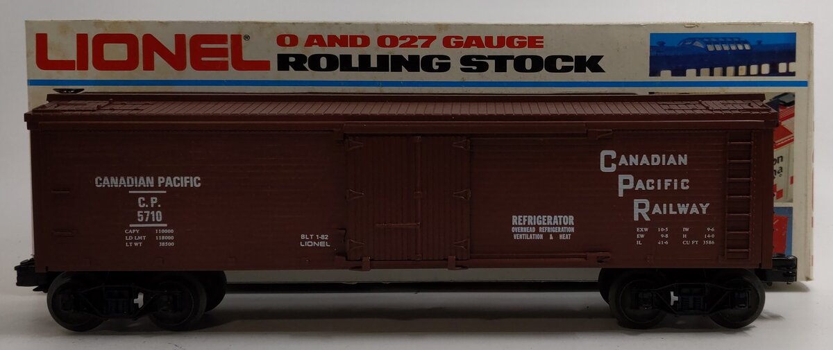 Lionel 6-5710 O Gauge Canadian Pacific Reefer #5710 NIB