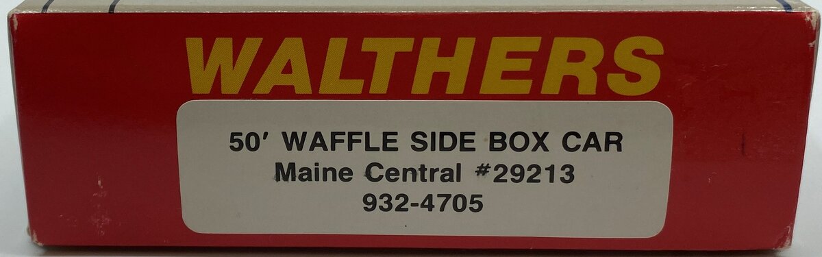 Walthers 932-4705 HO Maine Central 50' Waffle Side Boxcar Kit #29213