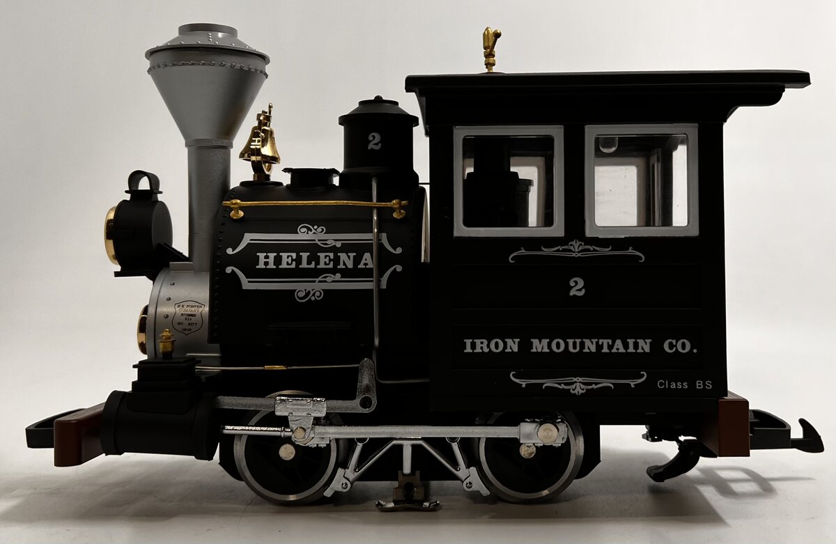 LGB 2177D G Scale Iron Mountain Co "Helena" 0-4-0 Steam Locomotive #2 LN/Box