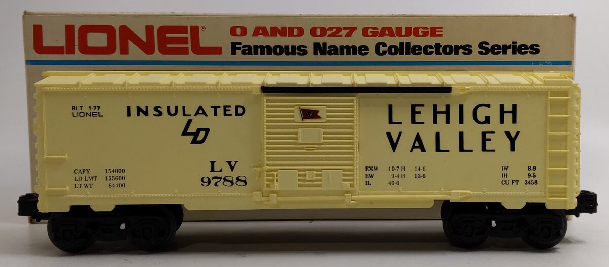 Lionel 6-9788 O Gauge Lehigh Valley Boxcar LN/Box