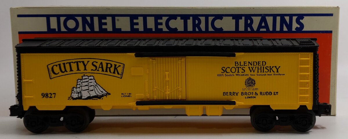 Lionel 6-9827 O Gauge Cutty Sark Billboard Reefer EX/Box