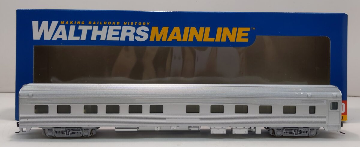 Walthers 910-30100 HO Painted, Unlettered 85' Budd 10-6 Sleeper - Ready to Run LN/Box