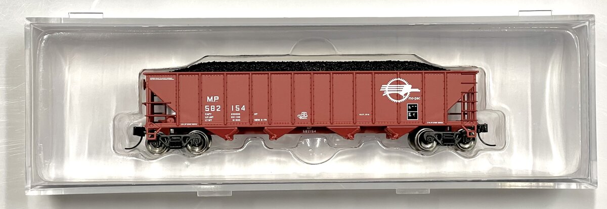 Trainworx Inc 2403-47 N Scale Missouri Pacific Eagle Quad Hopper #582154 LN/Box