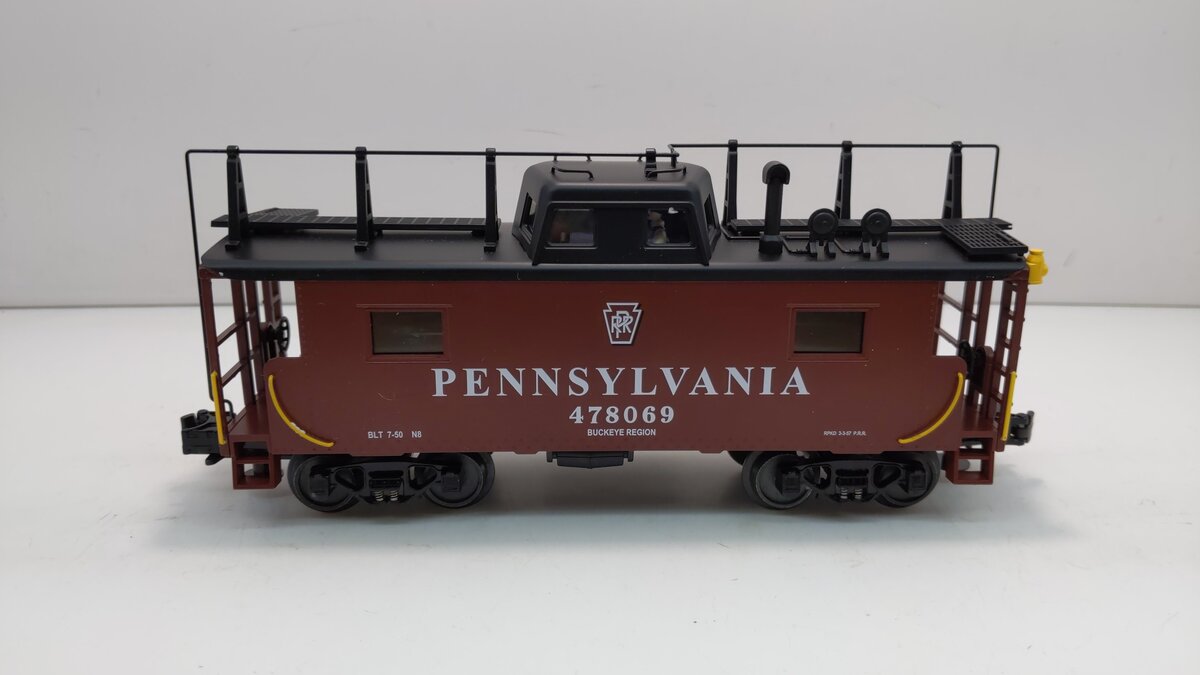 MTH 20-91014 O Gauge Pennsylvania Railroad N-8 Steel Caboose #478069 LN/Box