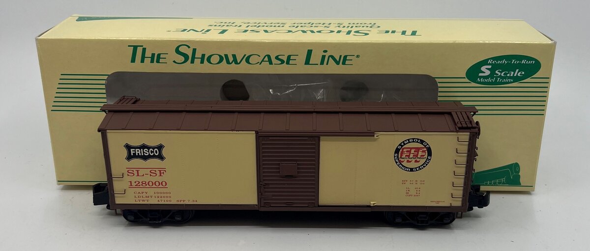 S-Helper Service 00154 S Scale Frisco Steel Rebuilt Boxcar #128000 LN/Box