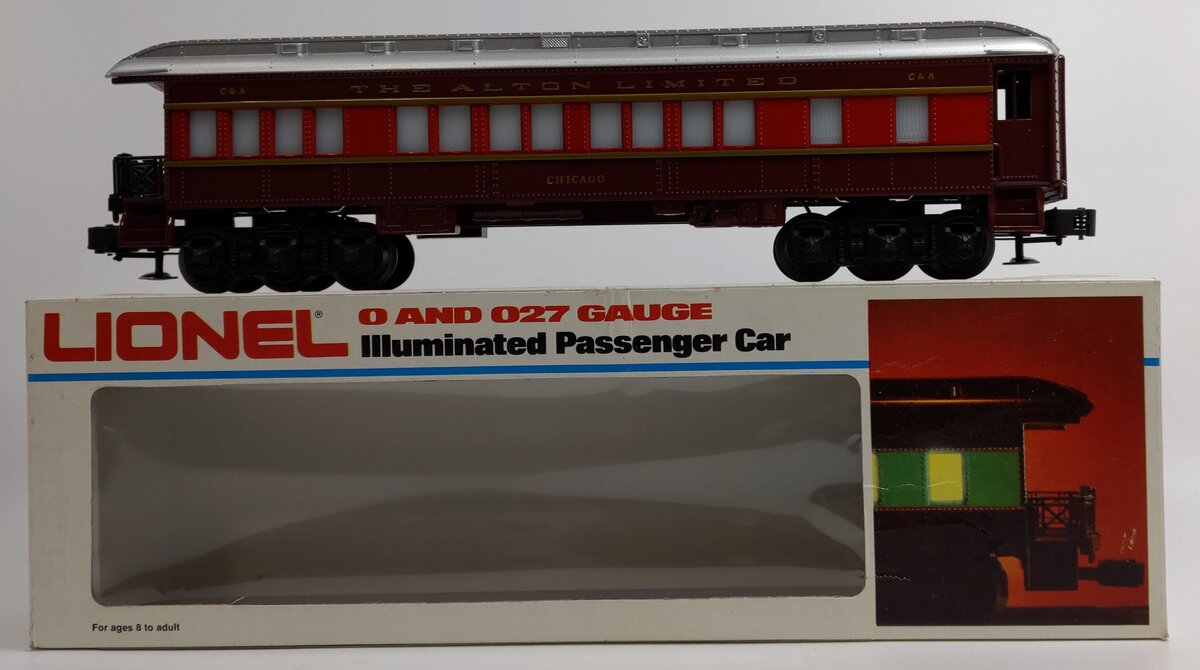 Lionel 6-9558 O Gauge Chicago & Alton "Chicago" Observation Car LN/Box