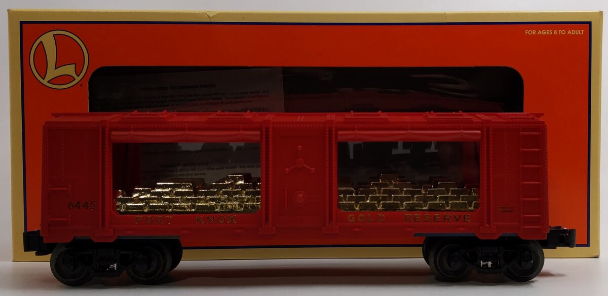 Lionel 6-19677 O Gauge Ft. Knox Gold Reserve Mint Car #6445 LN/Box