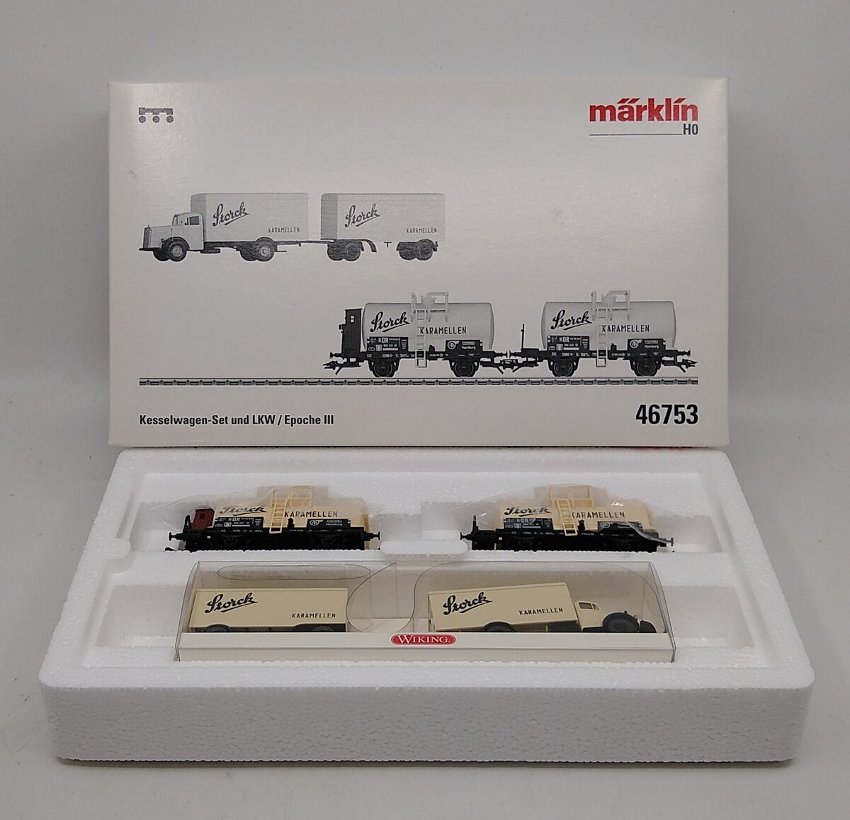 Marklin 46753 HO Scale Tank Car Set & Truck