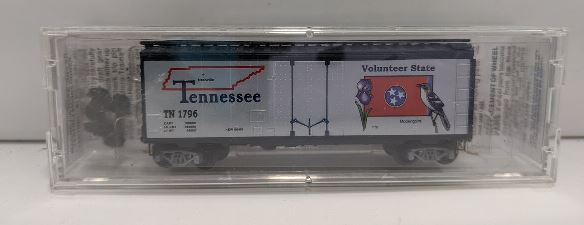 Micro-Trains 02100392 N Scale Tennessee 40' Standard Plug Door Boxcar #1796