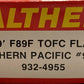 Walthers 932-4955 HO Scale Southern Pacific 89' F89F TOFC Flatcar Kit #900474