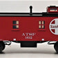 MTH 30-7720 O Santa Fe Woodside Lighted Caboose #1612 EX/Box