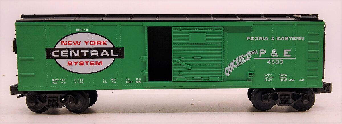 MTH 30-7414 O Gauge New York Central Boxcar #4503 LN/Box