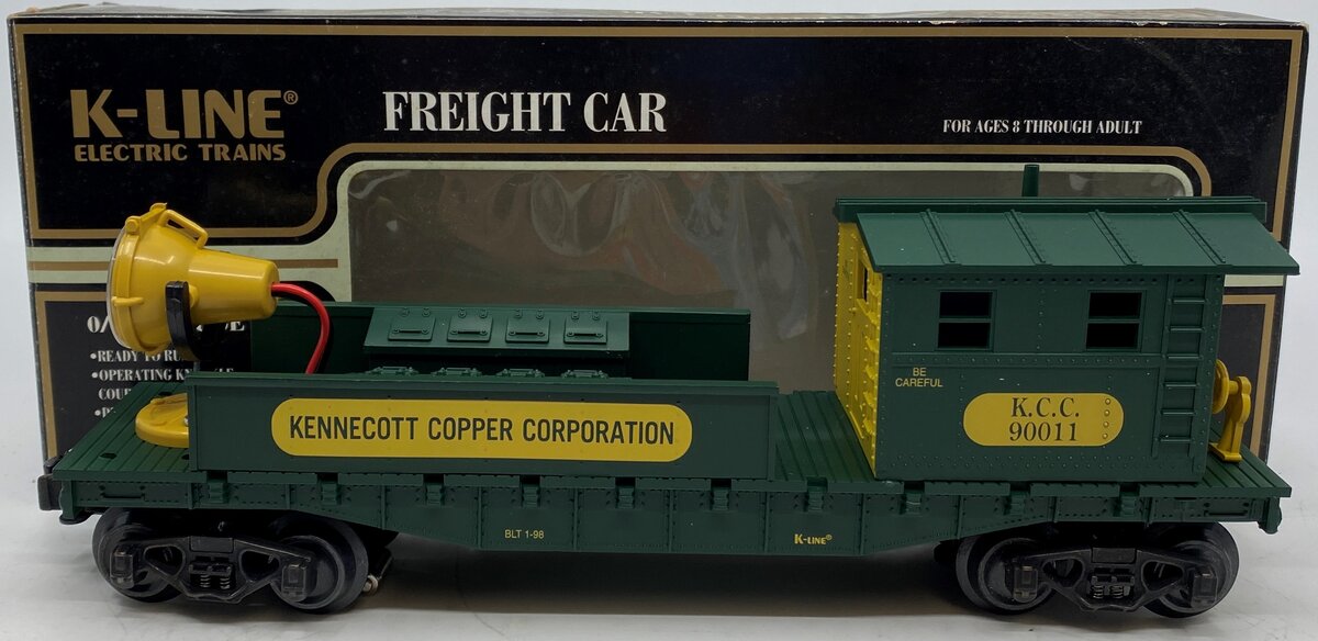 K-Line K-90011 O Gauge Kennecott Copper Corporation Work Caboose #90011 LN/Box
