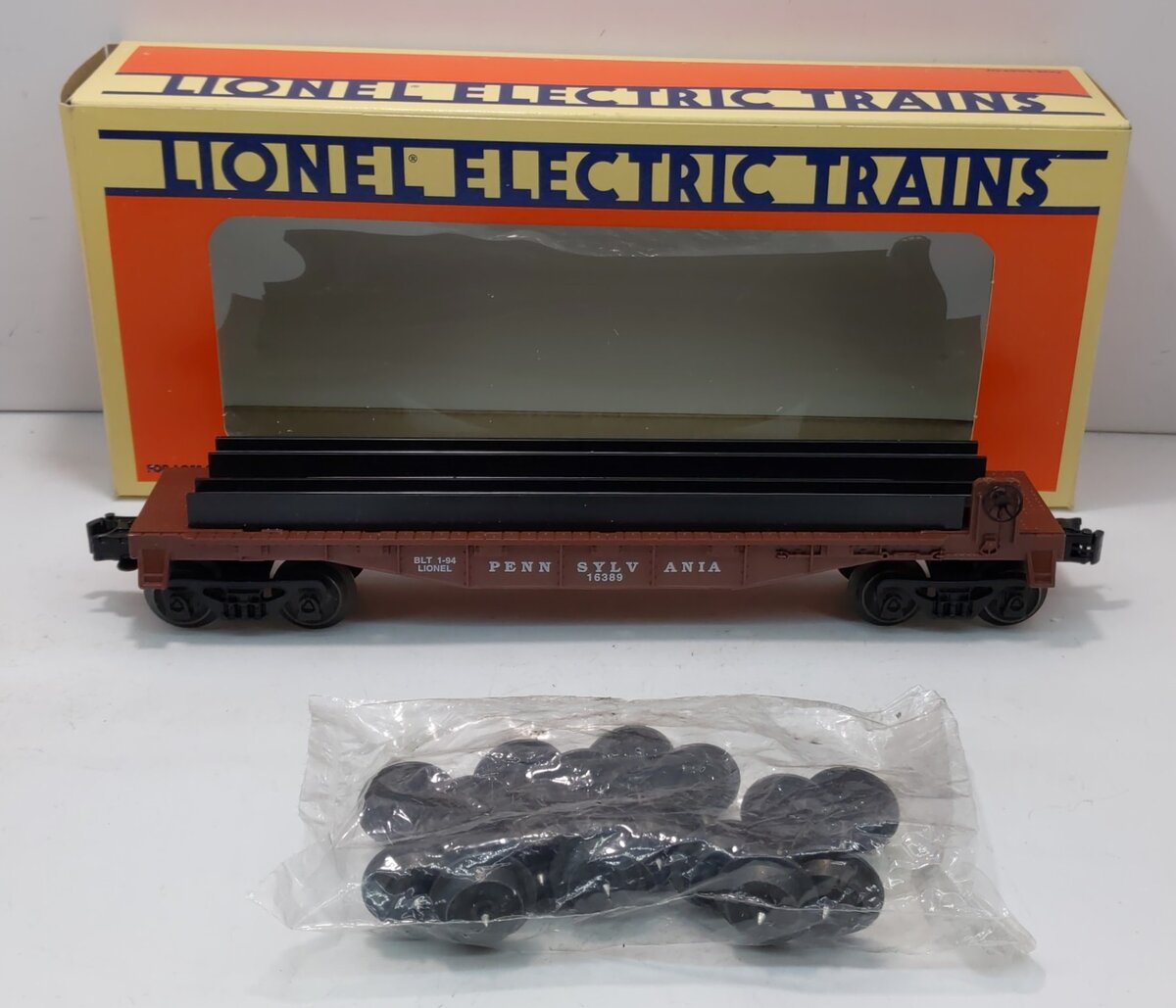 Lionel 6-16389 O Gauge Pennsylvania Wheel Car LN/Box