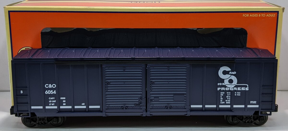 Lionel 6-17264 O Gauge C&O Double Door Standard Boxcar LN/Box