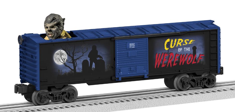Lionel 6-83257 O Werewolf Bobbing Head Boxcar LN