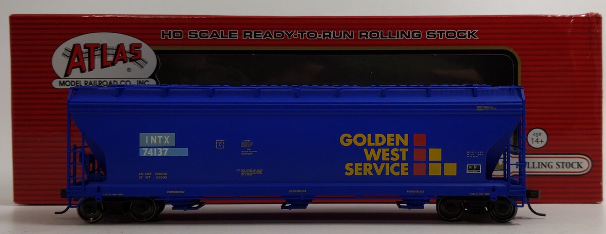 Atlas 20002850 HO Scale Golden West Service ACF 4650 Centerflow Hopper #74137