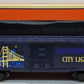 Lionel 6-26727 O Gauge San Francisco City Lights Boxcar LN/Box