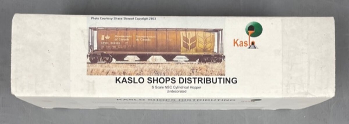 Kaslo Shops SK-11 S Scale NSC Cylindracial Hopper Undecorated Kit