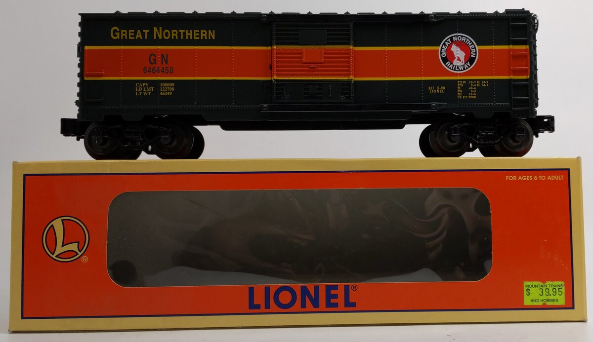 Lionel 6-29210 O Gauge Great Northern Boxcar #6464-450 LN/Box