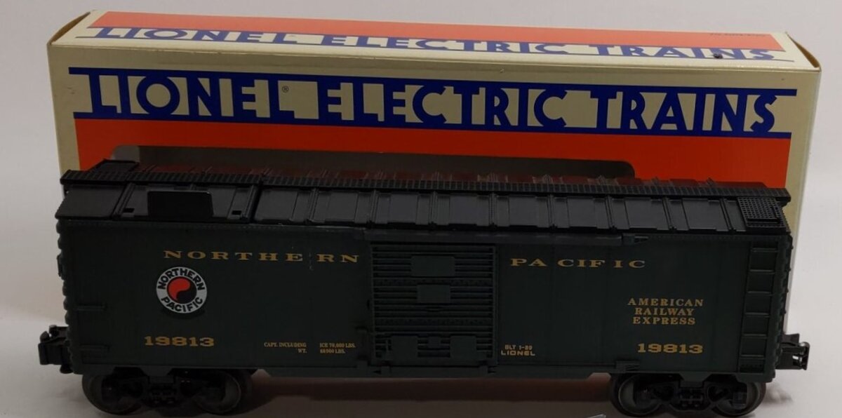 Lionel 6-19813 O Gauge Northern Pacific Operating Ice Car LN/Box