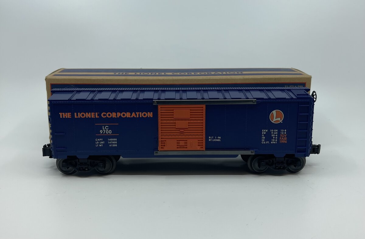 Lionel 6-16269 O Gauge Lionel Corporation Boxcar #9700 LN/Box