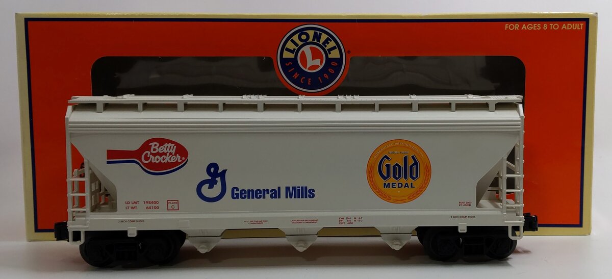 Lionel 6-17170 O Gauge G.M. Golden Medal 3-Bay Hopper LN/Box