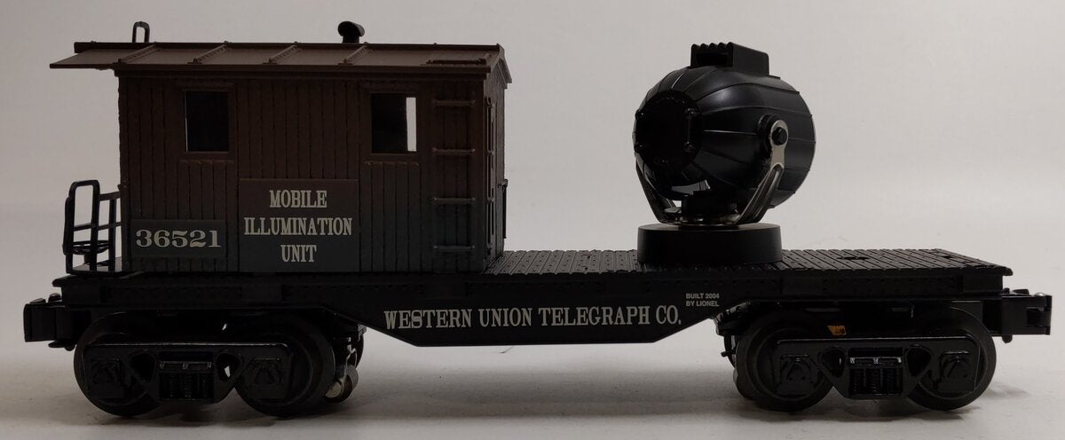 Lionel 6-36521 O Gauge LRRC Western Union Telegraph Co. Searchlight Caboose LN/Box