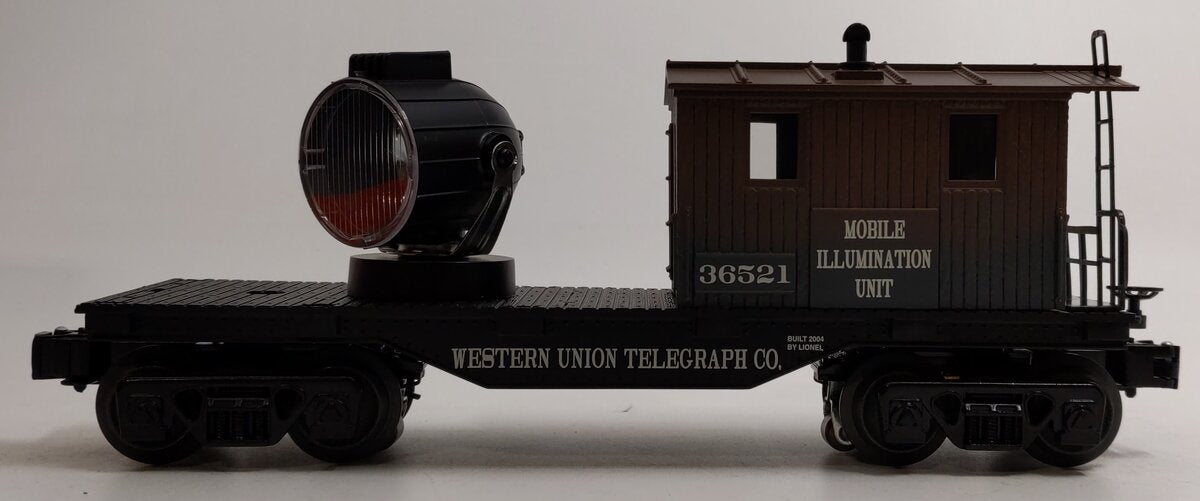 Lionel 6-36521 O Gauge LRRC Western Union Telegraph Co. Searchlight Caboose LN/Box