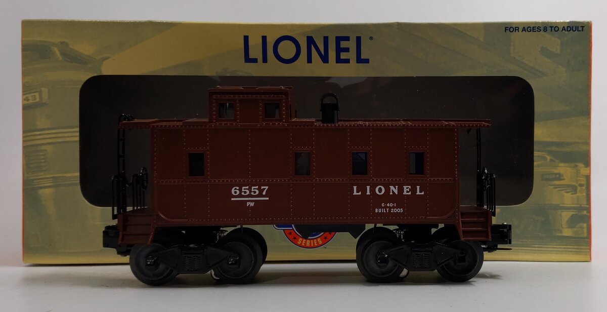 Lionel 6-29714 O Gauge PWC Lionel Lines Smoking Caboose #6557