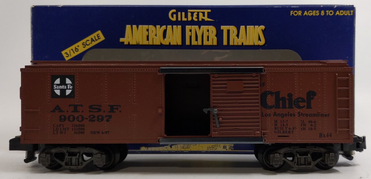 American Flyer 6-48329 S Gauge AT&SF Boxcar #900-297 LN/Box