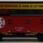 MTH 30-7720 O Santa Fe Woodside Lighted Caboose #1612 EX/Box