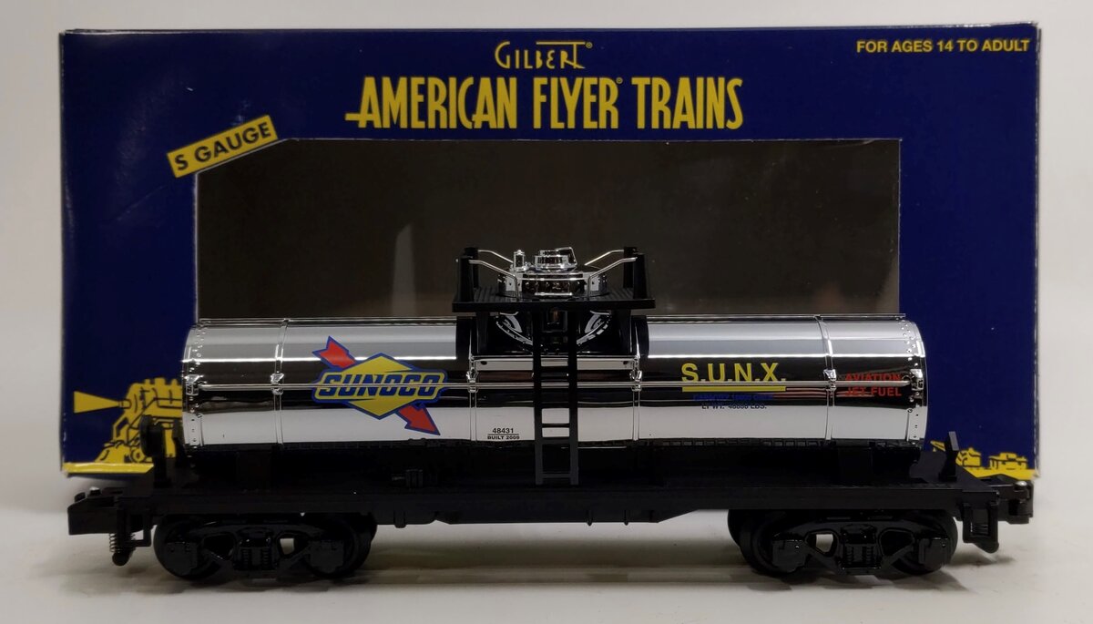 American Flyer 6-48431 S Gauge Sunoco Single Dome Tank Car