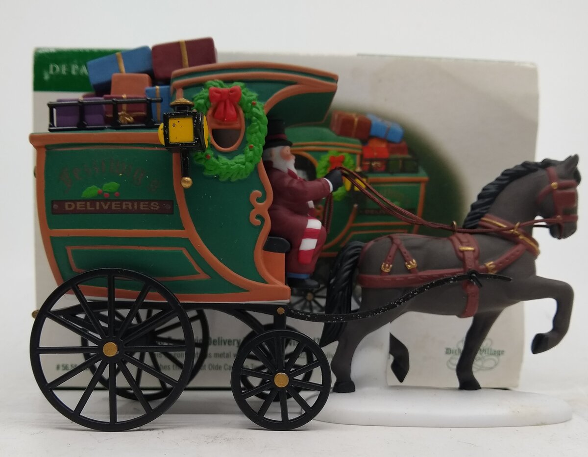 Dept 56 56.58400 Dickens Village The Fezziwig Delivery Wagon LN/Box