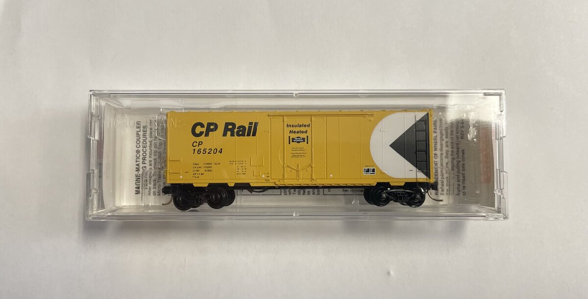 Micro-Trains 07400010 N Canadian Pacific Rail 40' Standard Box Car #165204 LN/Box