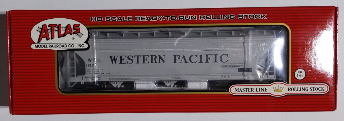 Atlas 20001415 HO Western Pacific ACF 4650 Centerflow Hopper #11927