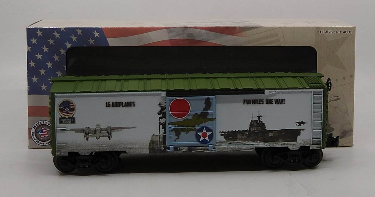 Lionel 6-83785 O Gauge Doolittle Raid Box Car LN/Box