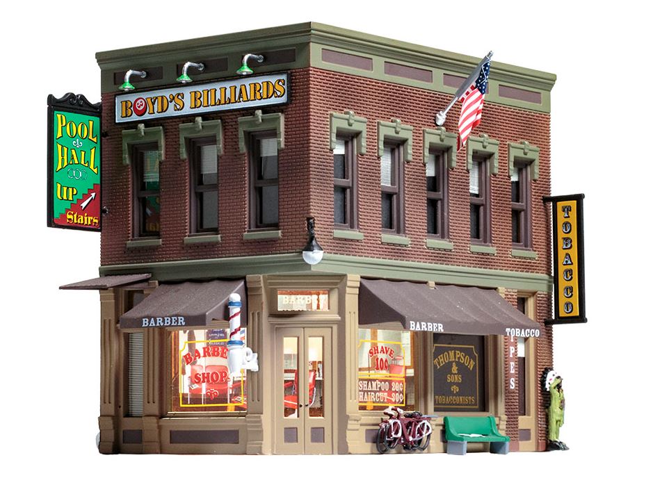 Woodland Scenics BR5024 HO Built-&-Ready Corner Emporium Building