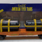 American Flyer 6-48560 S BNSF Flatcar w/Turbo Engine Load #1009 LN/Box