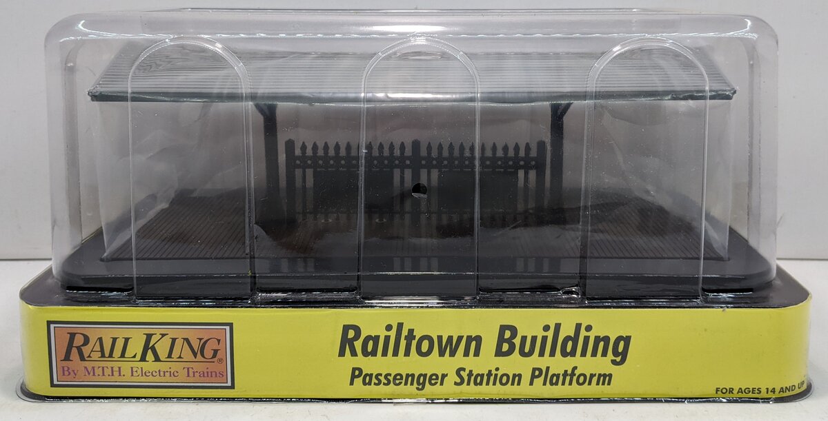 MTH 30-9006 O Gauge Passenger Station Platform (Gray Roof/Brown Base)