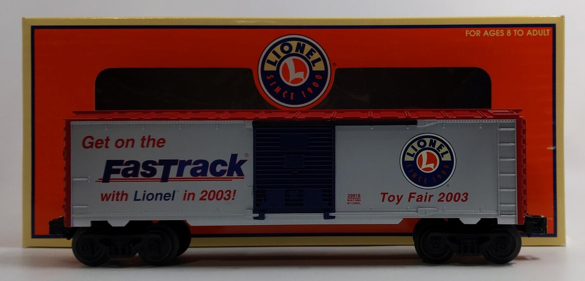 Lionel 6-29918 O Gauge Toy Fair 2003 Box Car NIB